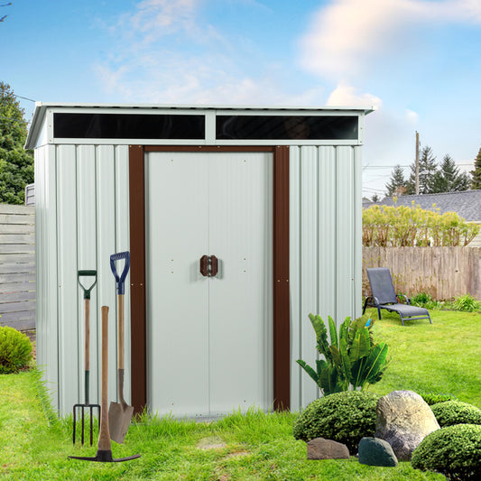 Marcel Industrial Outdoor Metal Shed
