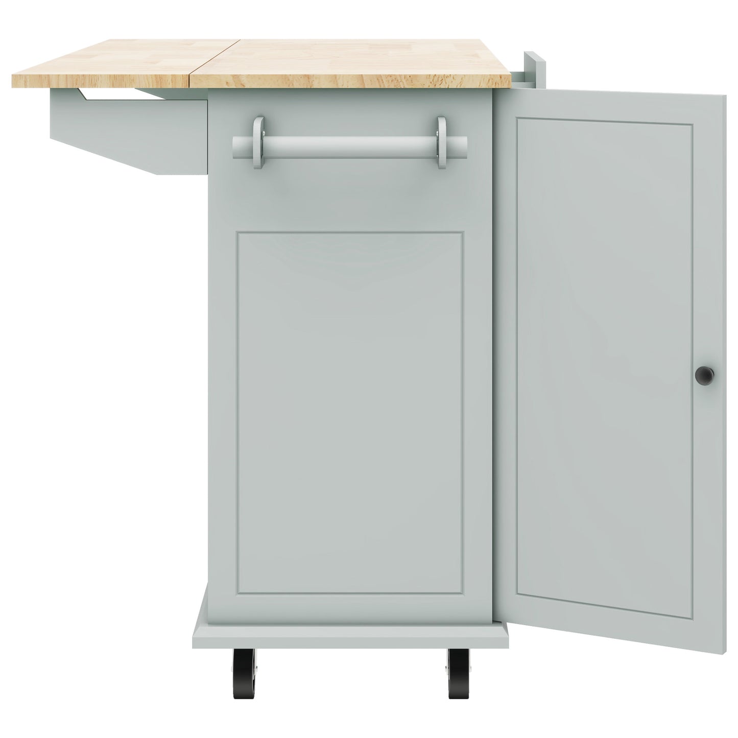 Somerset Modern Rolling Kitchen Cart Organizer
