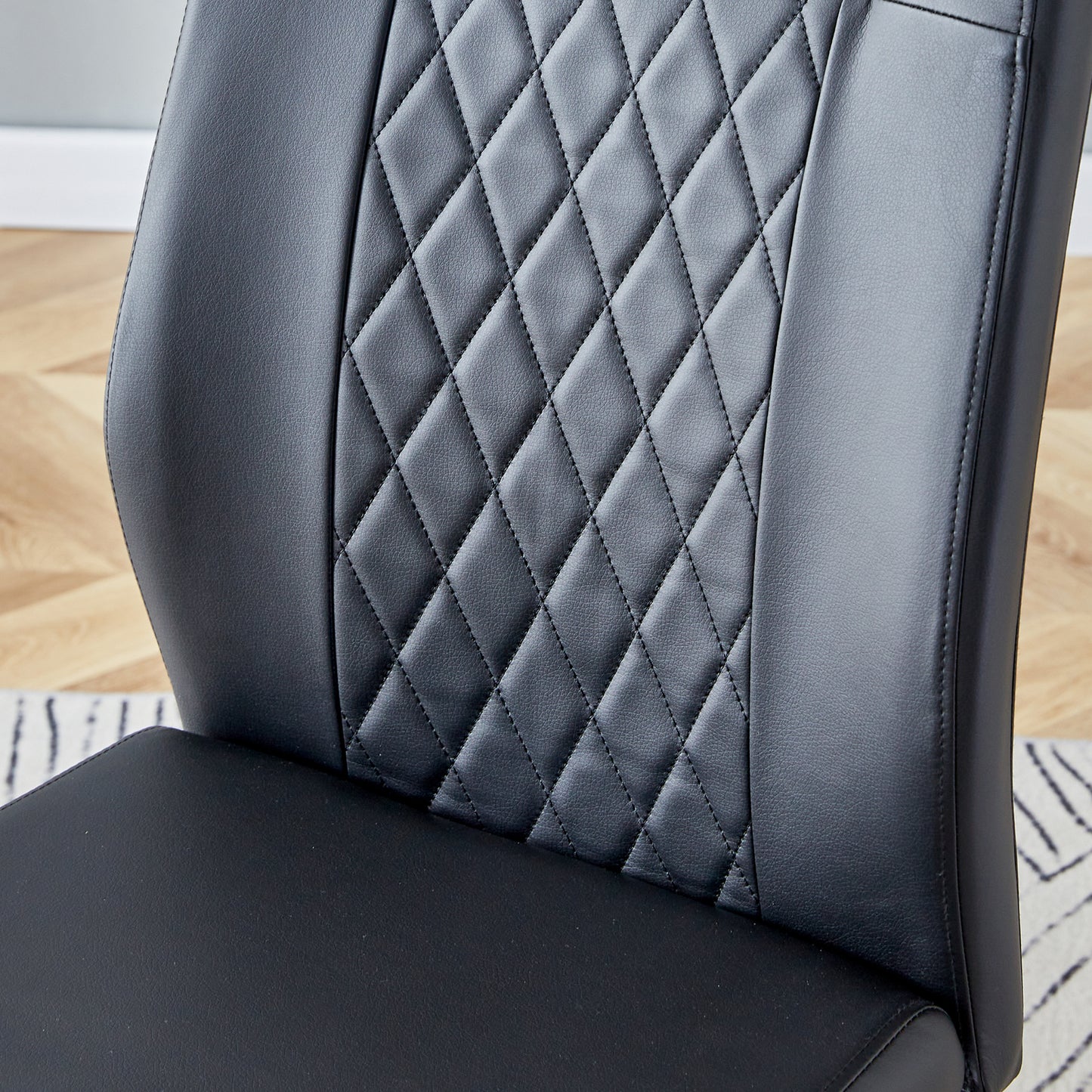 Eda Modern Faux Leather Chairs