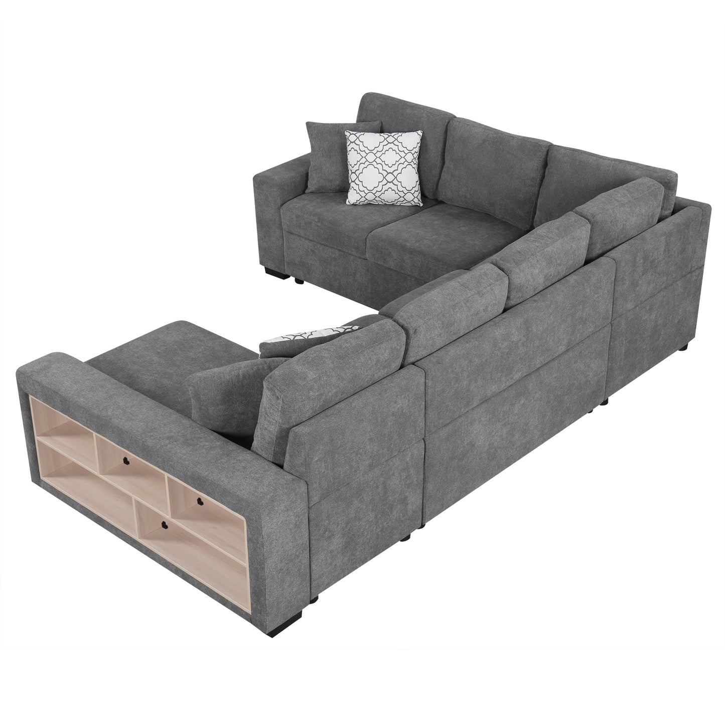 Lazzareschi Contemporary Pull-out Storage Sofa