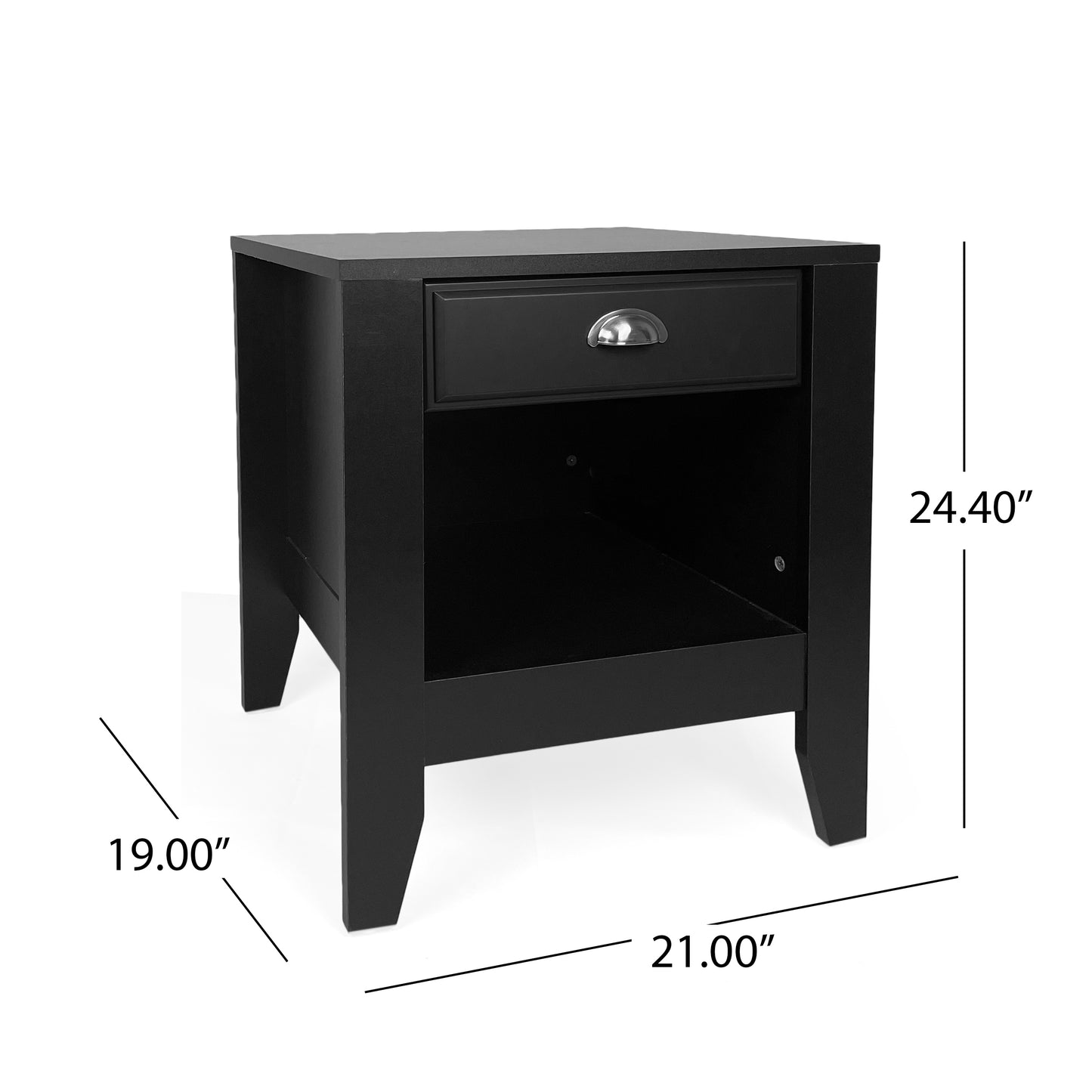 Silverleaf Contemporary Bed Room Side Table