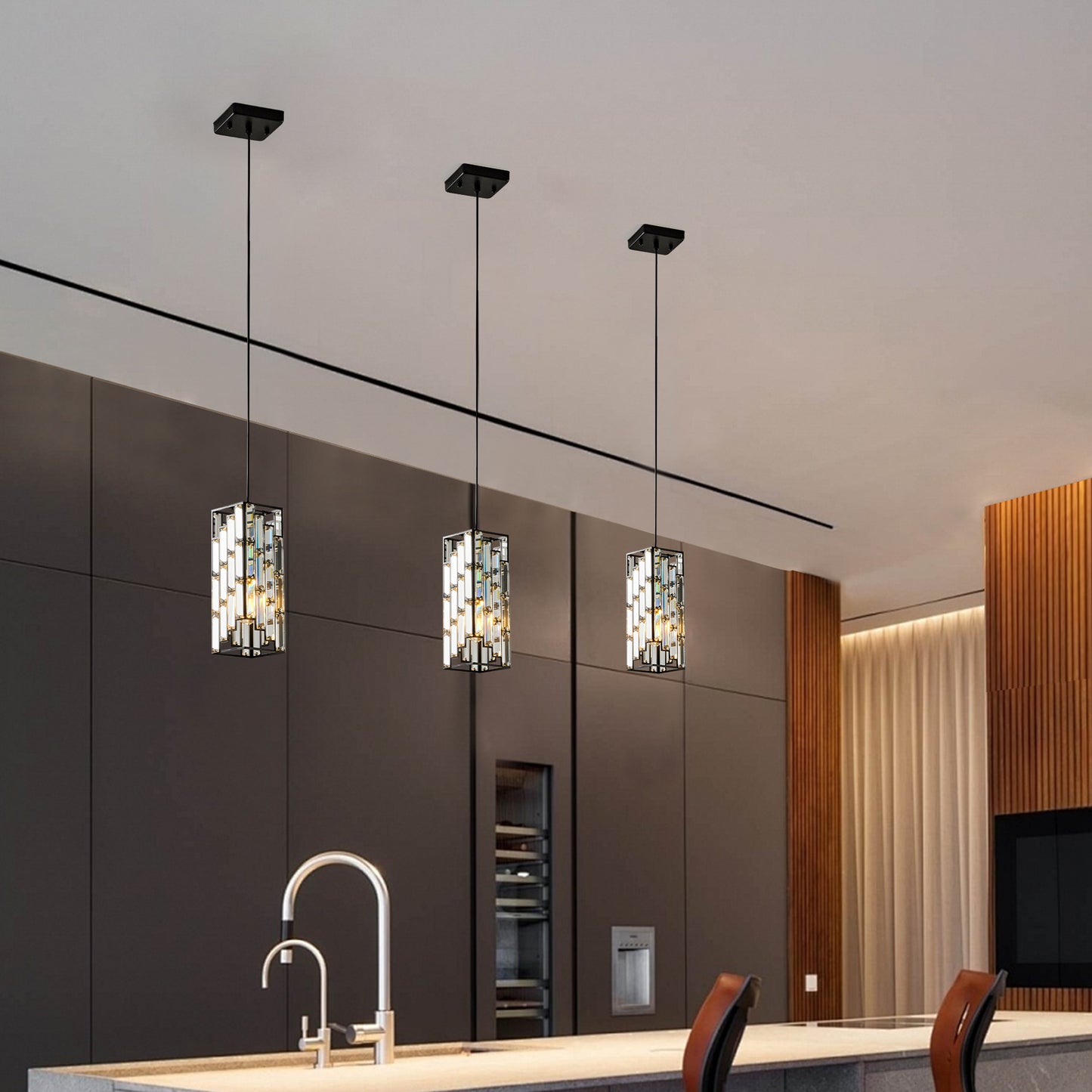 Somerset Contemporary Pendant Light Set