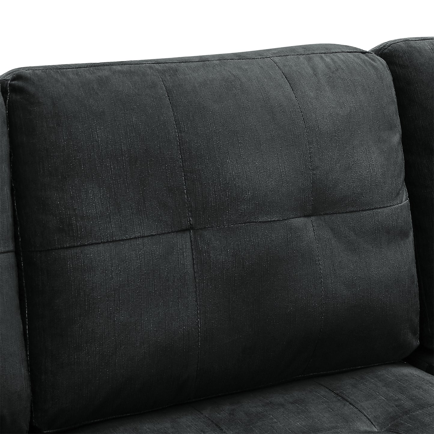 Marcel Mid-Century Elegant Sectional Sofa with Ottoman