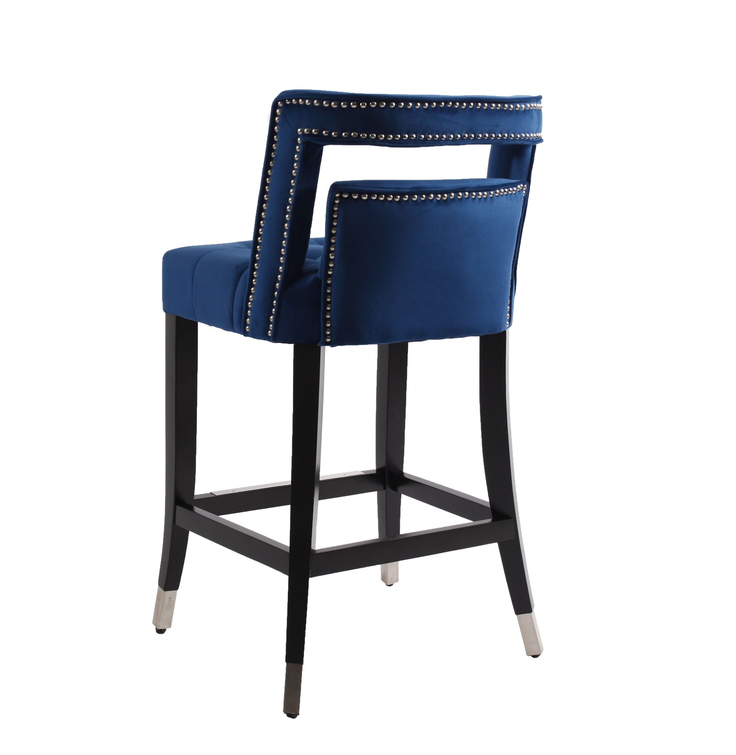 Sonoma Modern Suede Velvet Barstool Chair