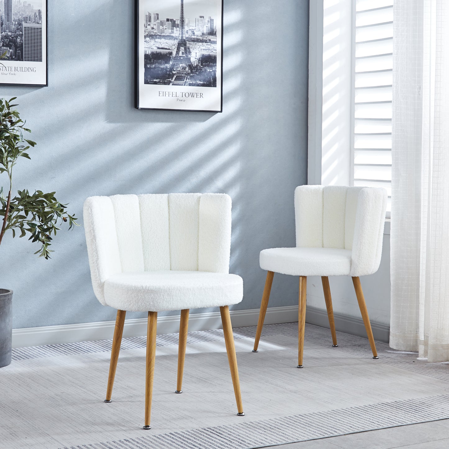 Cleo Contemporary Backrest Cushions Chair