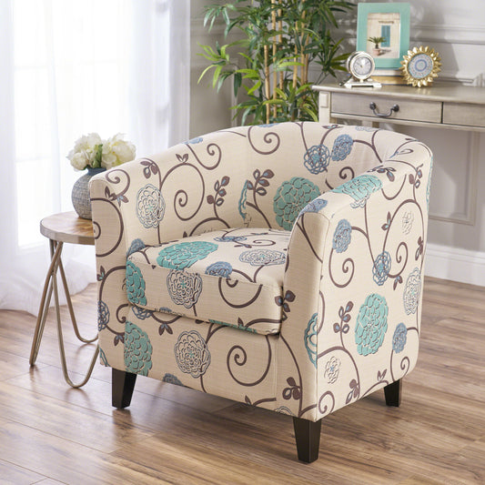 Silverleaf Modern Plaza Velvet Club Chair