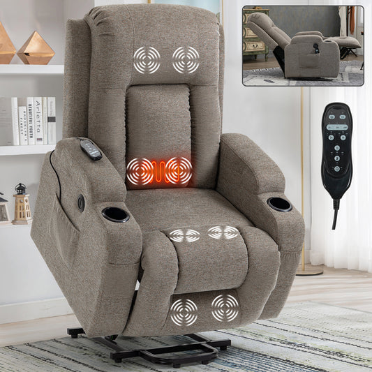 Westport Modern Vibration Power Lift Recliner
