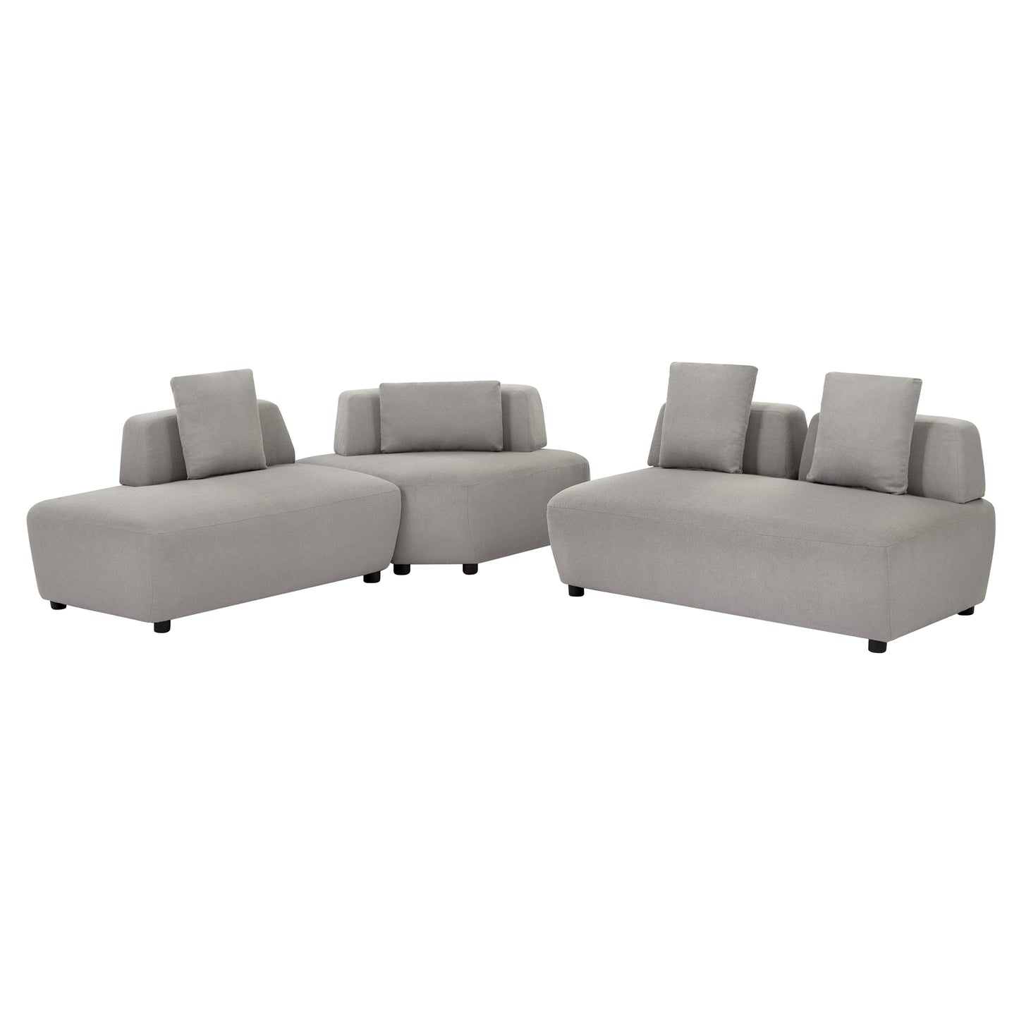 Napa Contemporary 3-piece Convertible Sectional