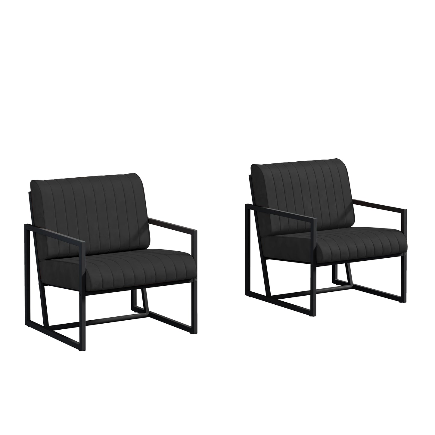 Centerville Modern Padded Backrest Armchair