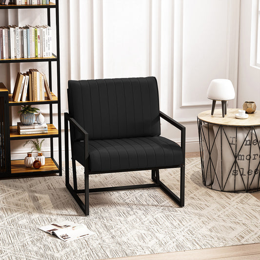 Centerville Modern Padded Backrest Armchair