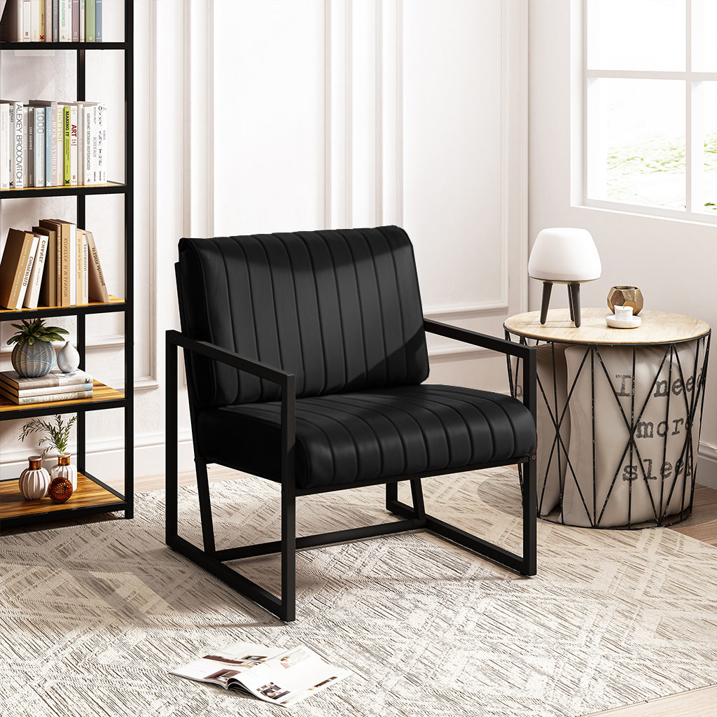 Centerville Modern Padded Backrest Armchair