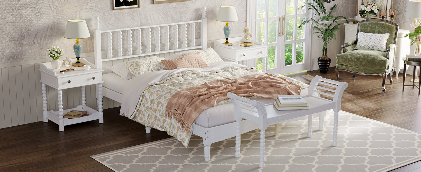 Warmsprings Mid-Century Gourd Shaped Retro Bedroom Set