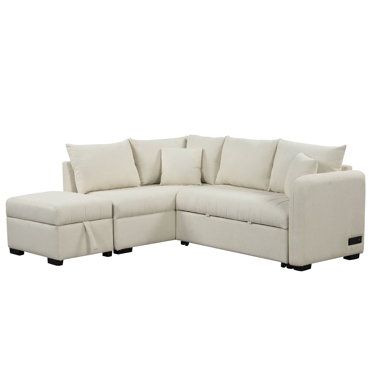 Justo Contemporary Upholstered Sofa Bed