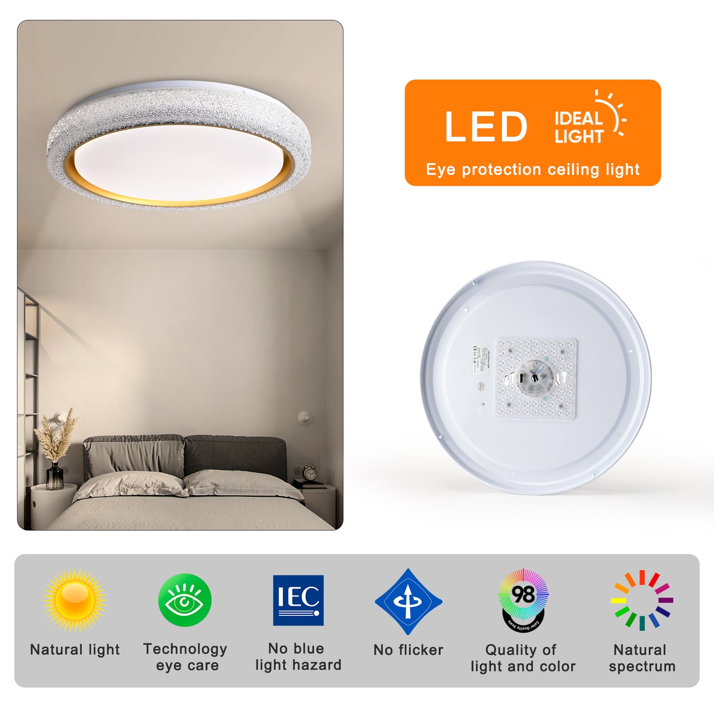 Justo Modern LED Flush Mount Light