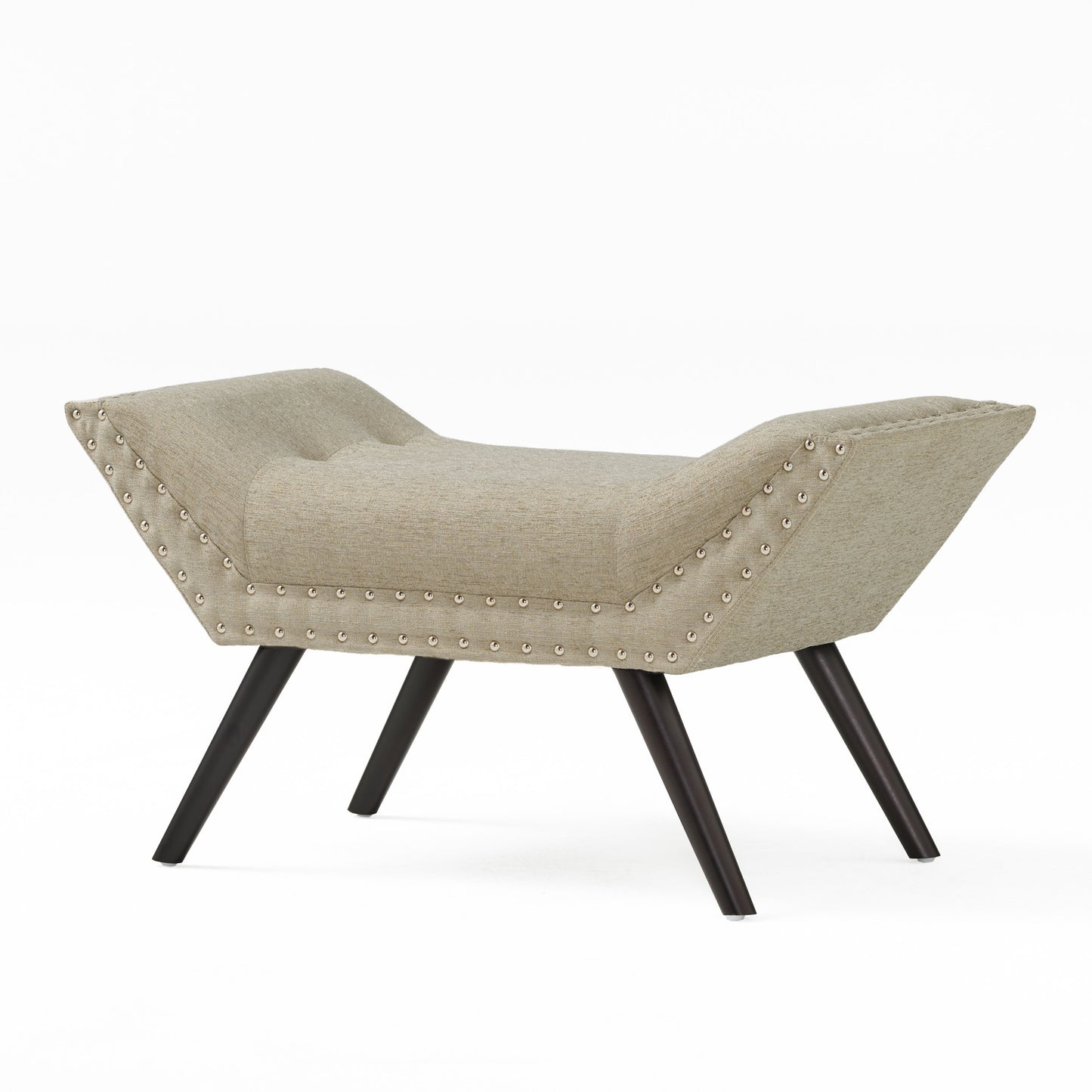 Napa Mid-Century Brich Marriott Ottoman