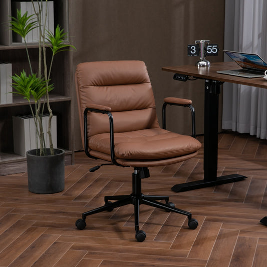 Napa Contemporary Ergo Leather Desk Chair