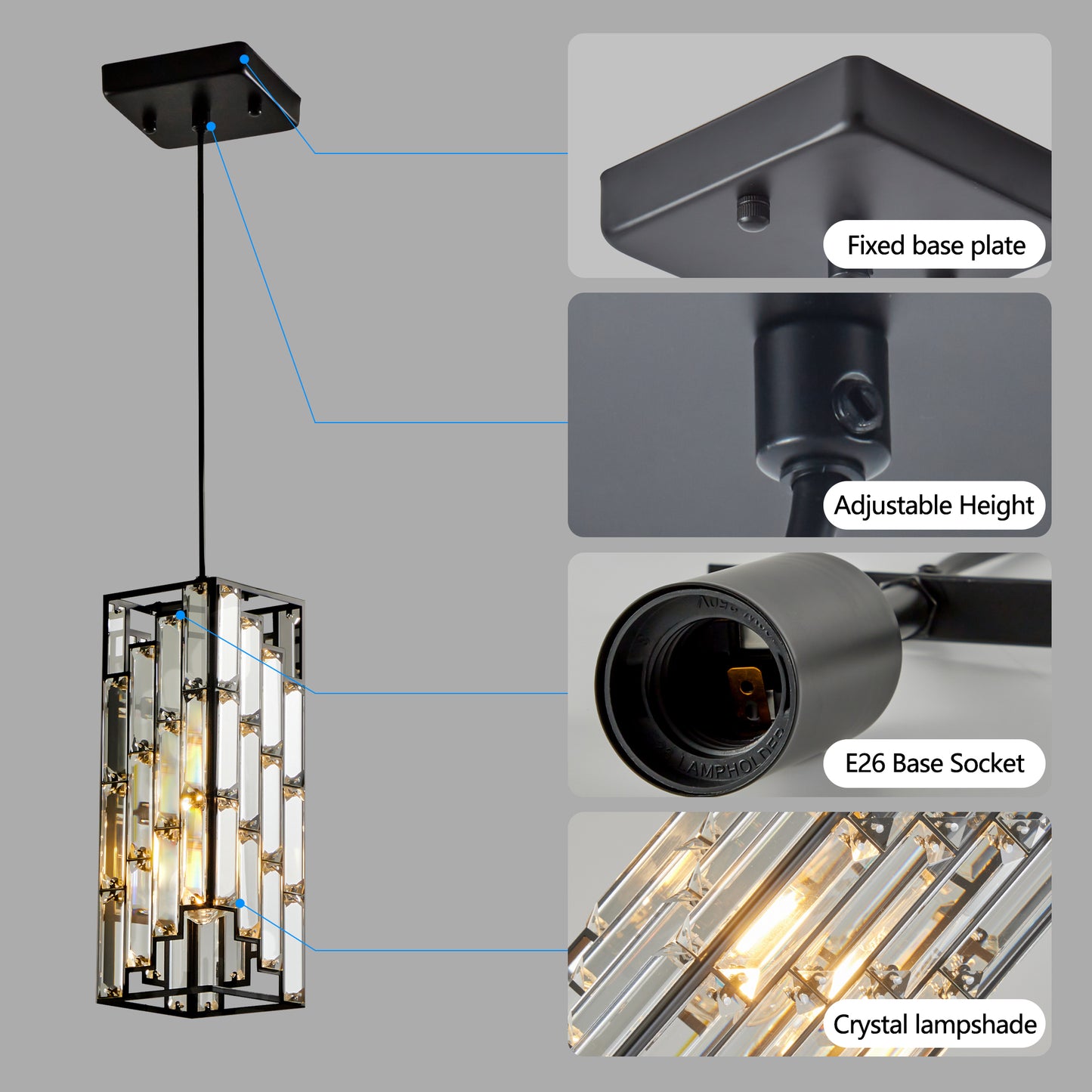 Somerset Contemporary Pendant Light Set