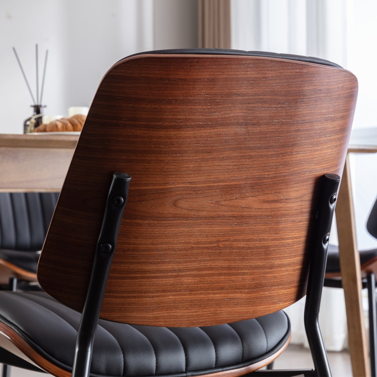 Irvington Mid-Century Retro Faux Dining Chairs