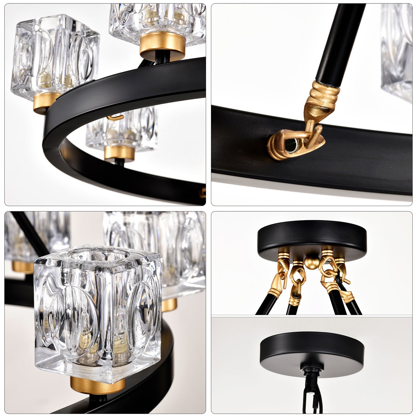 Justo Modern Crystal Chandelier
