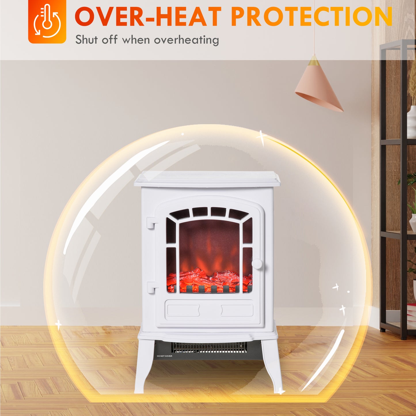 Healdsburg Traditional Hearth Electric Fireplace
