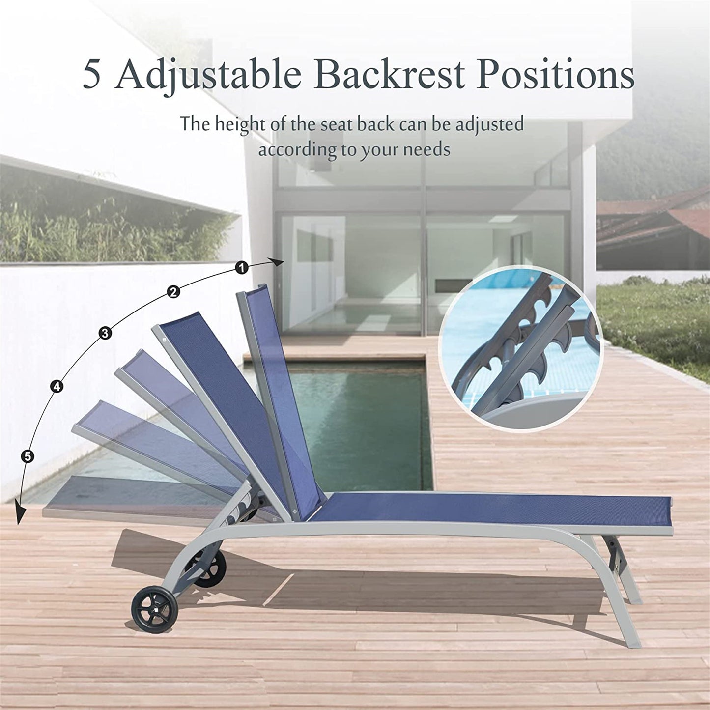 Lula Contemporary Harbor Outdoor Lounger
