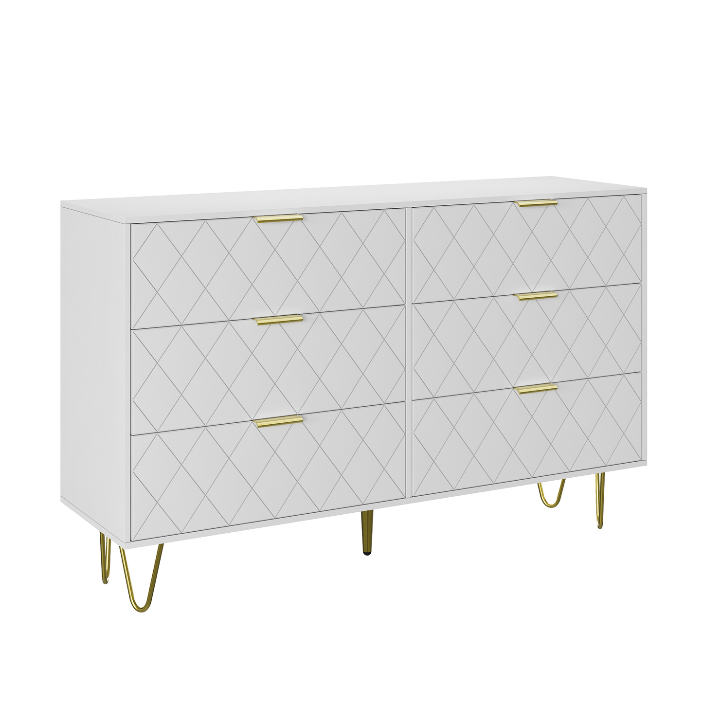 Emery Contemporary Velvet Chest Dresser