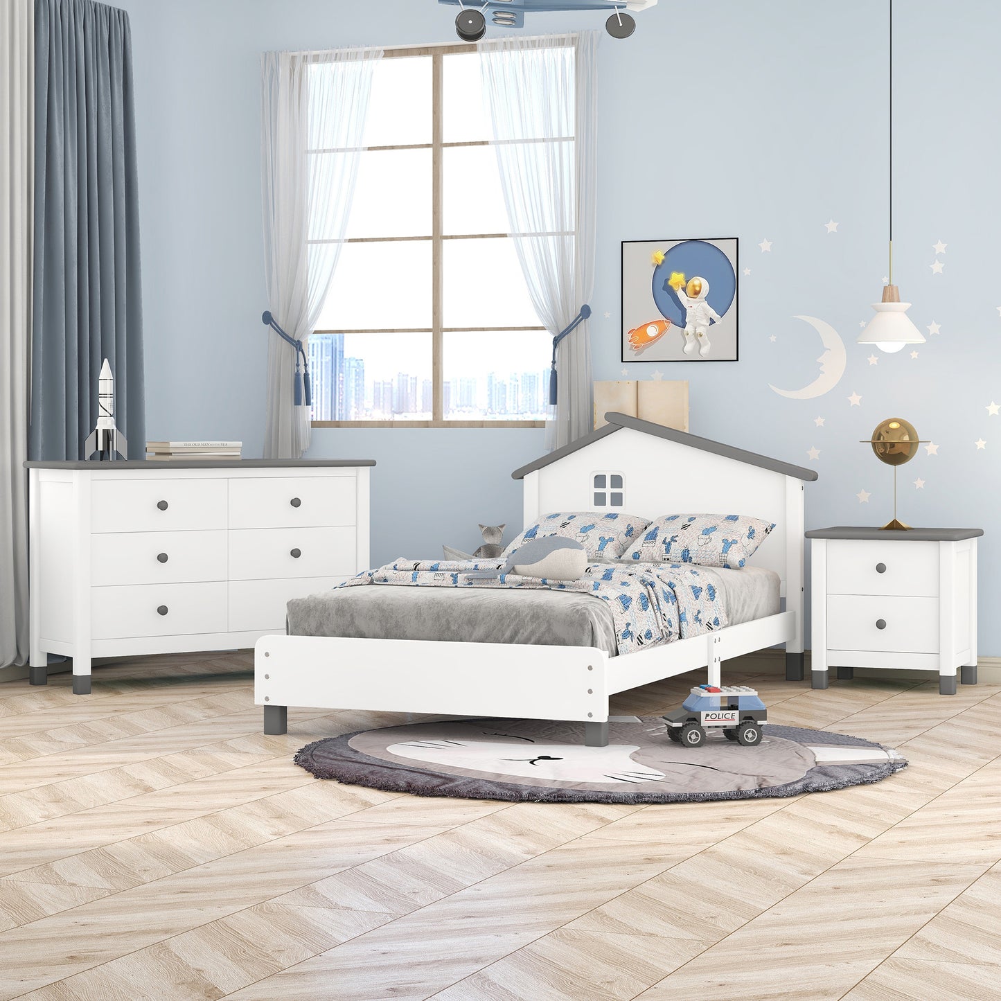 Centerville Modern Twin Platform Bedroom Set