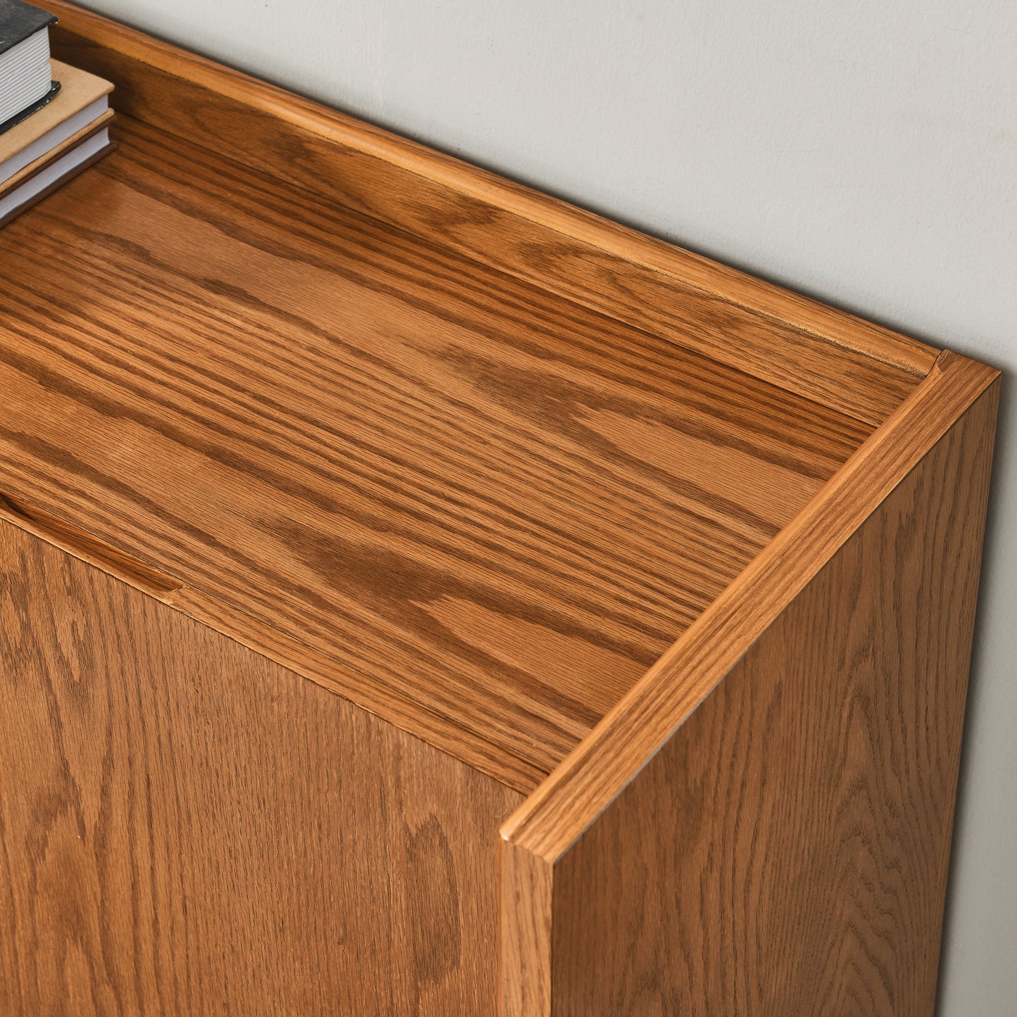 Kingsly Mid-Century Wood Storage Cabinet