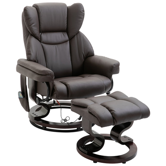 Jiron Contemporary Massage Recliner Chair with Ottoman