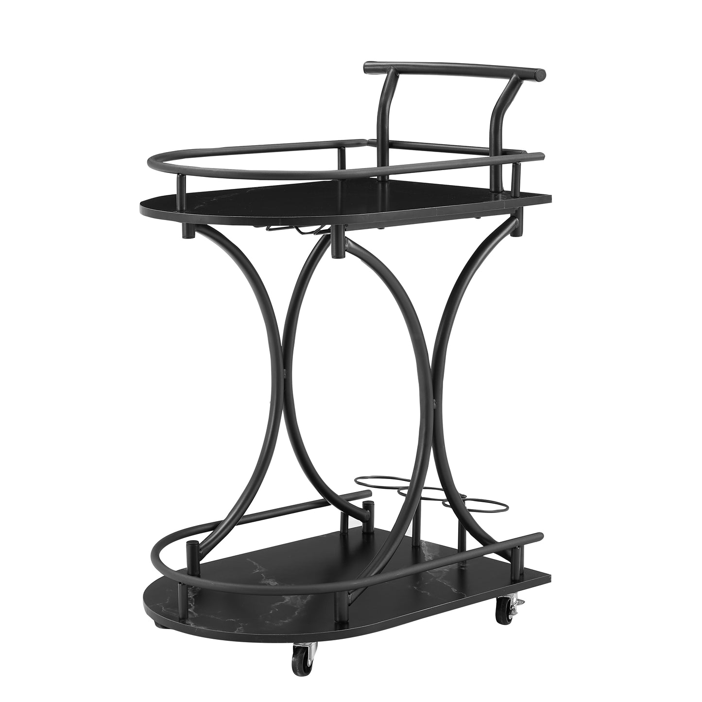 Justo Industrial Retro Beverage Wine Rack