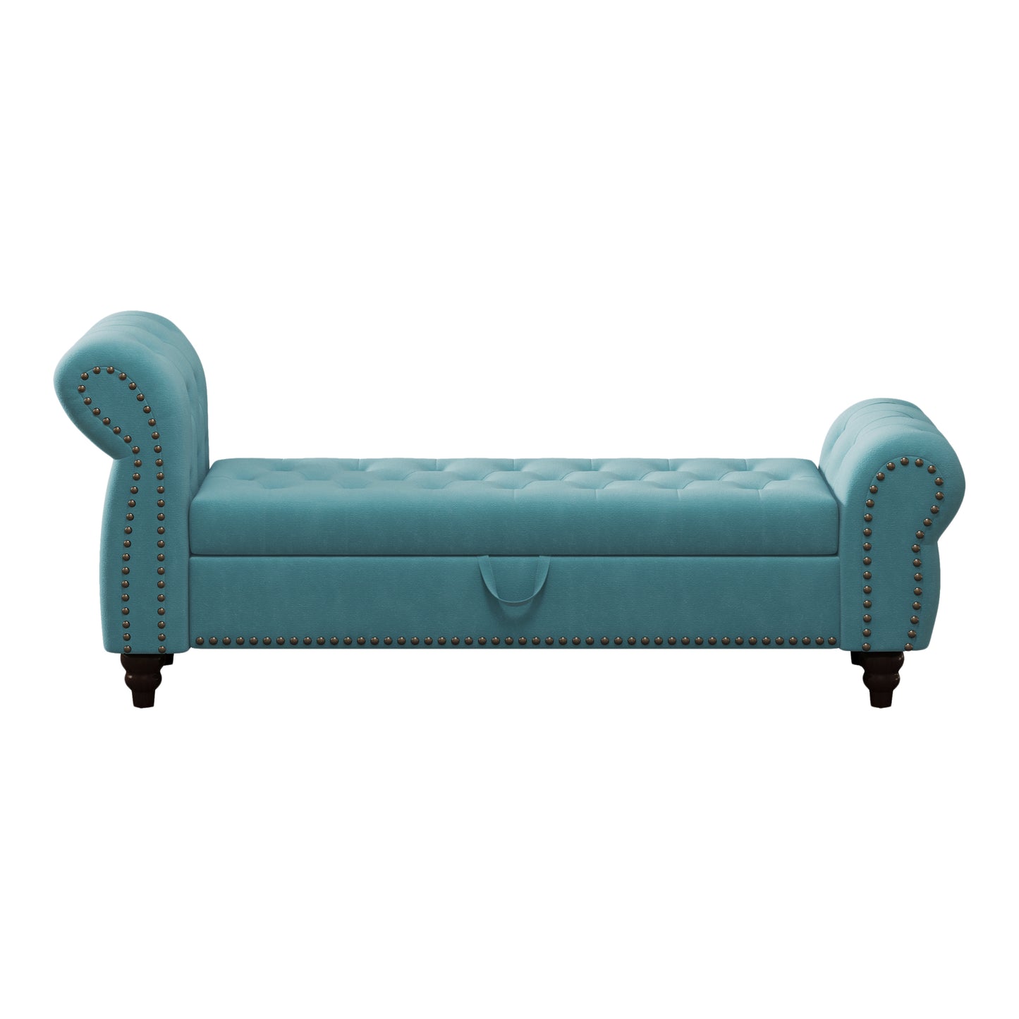 Somerset Contemporary Classic Velvet Tufted Bench