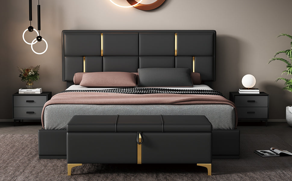 Lula Modern Hydraulic Storage Bedroom Set