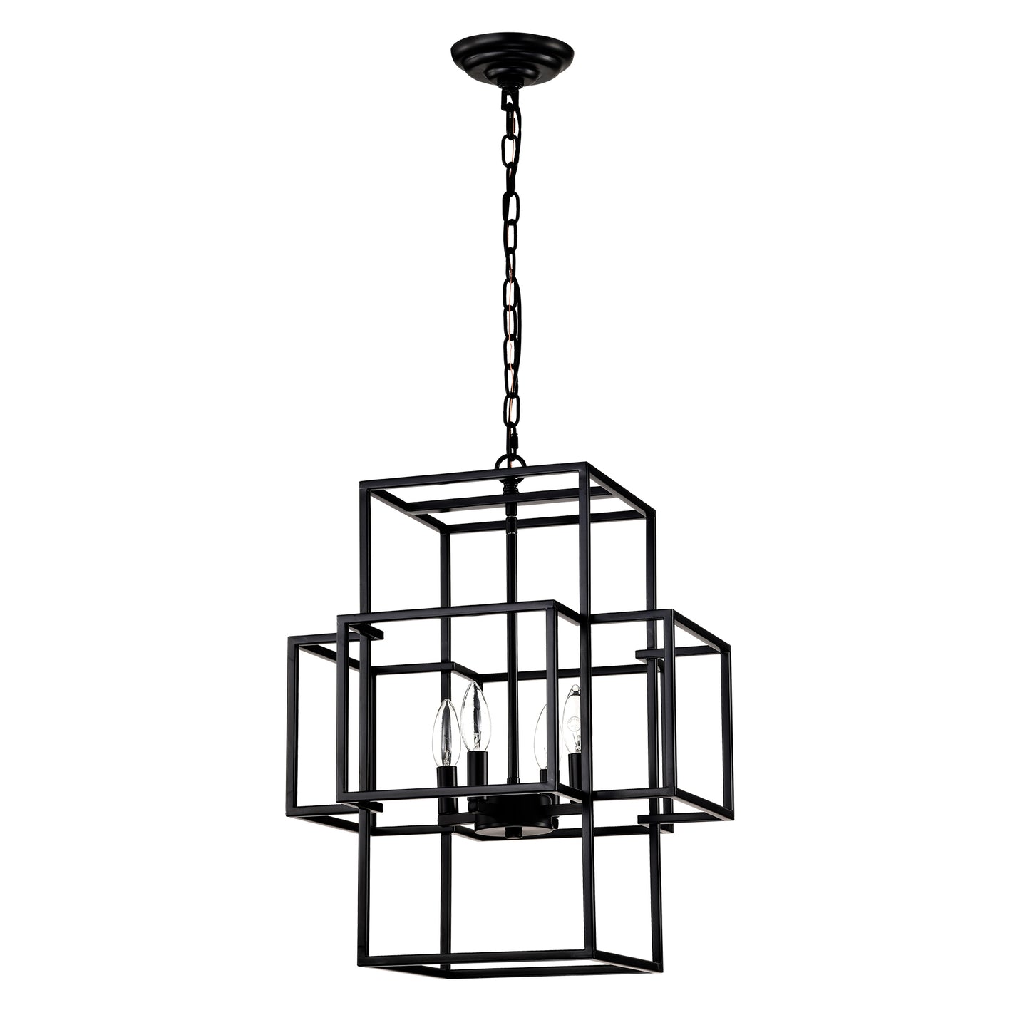Marites Industrial Farmhouse Lantern Pendant