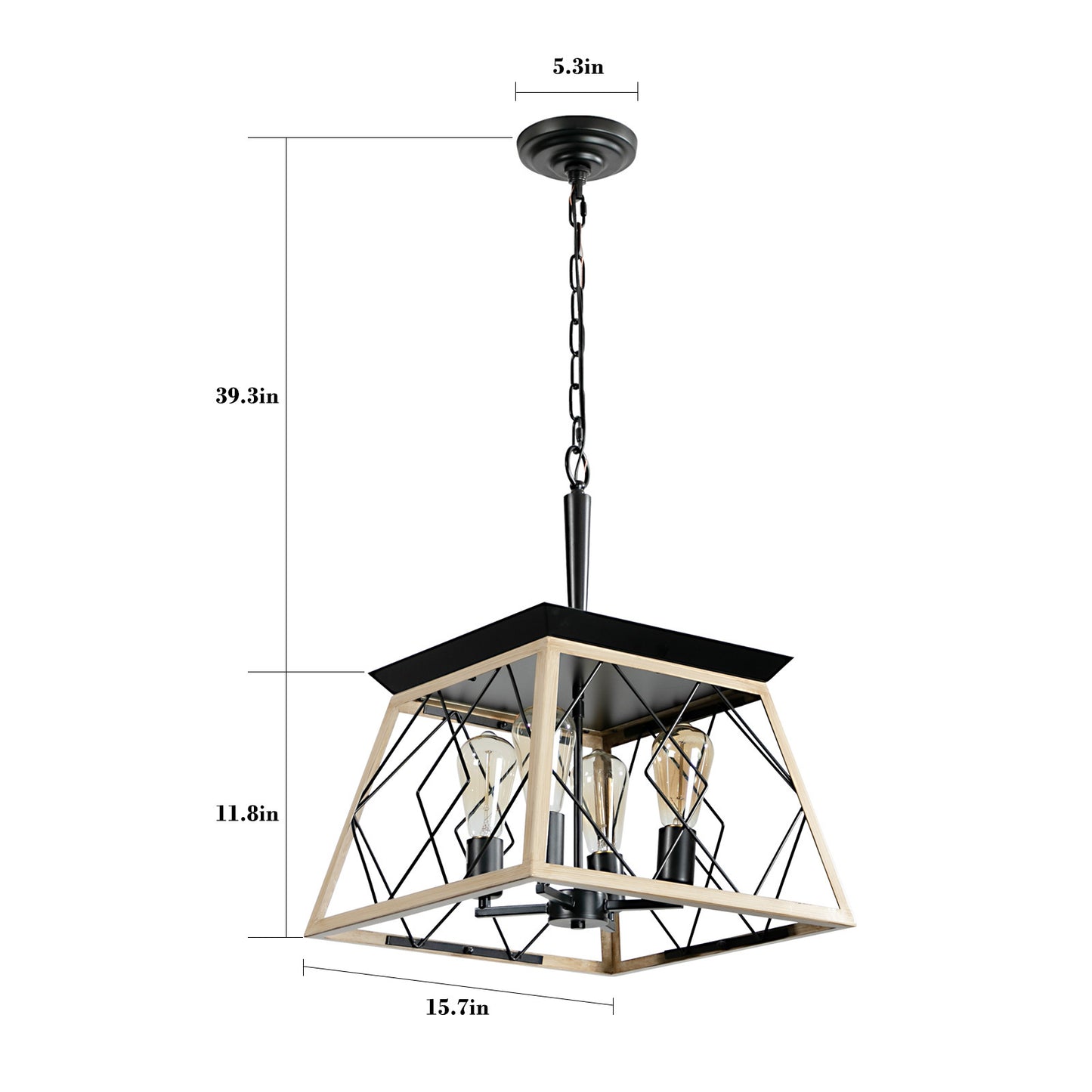 Fitch Traditional Farmhouse Chandelier