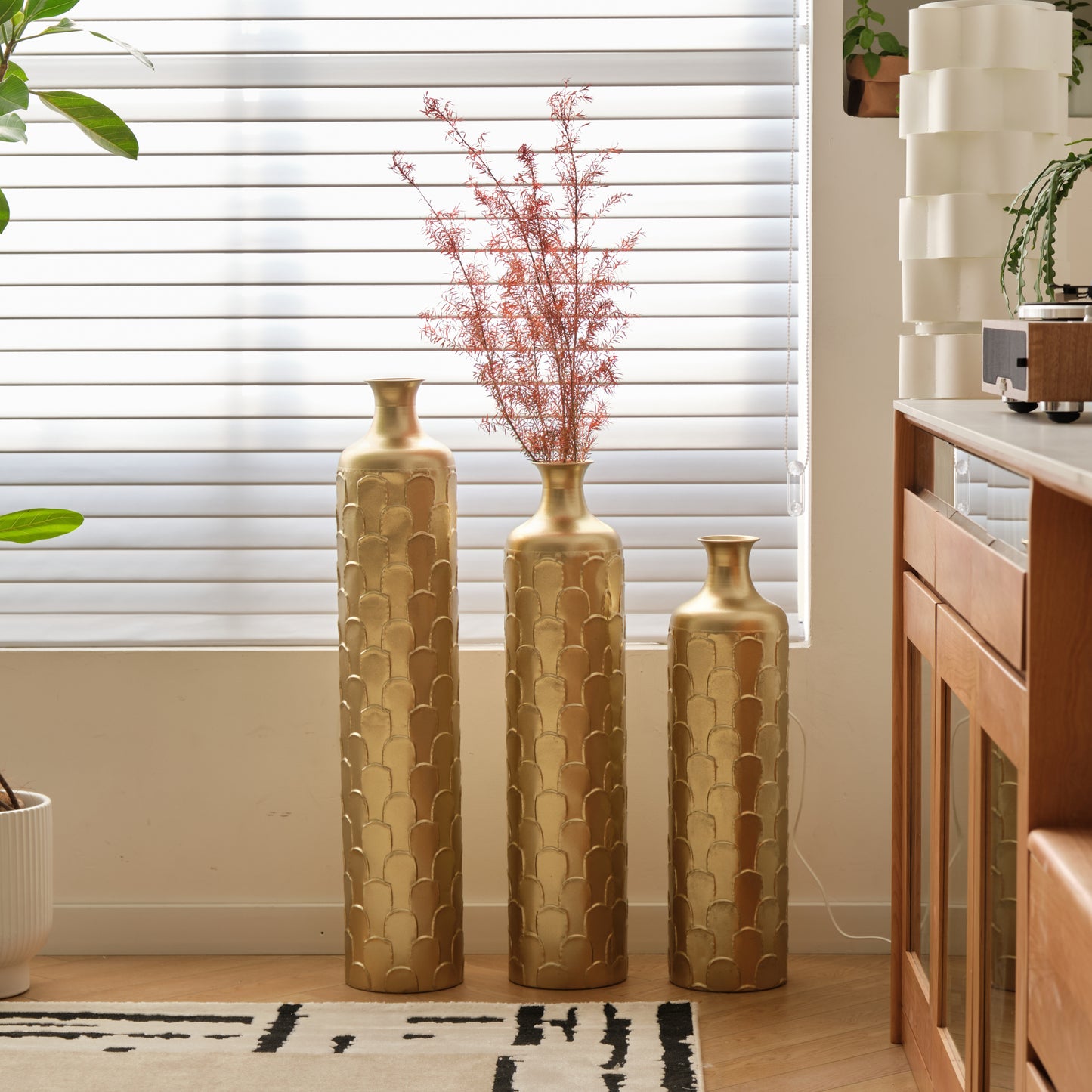 Niles Contemporary Glazed Floor Vases