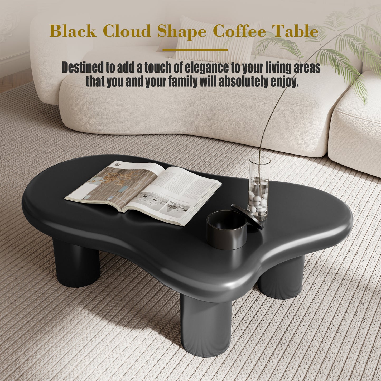Healdsburg Modern Cloud Shaped Coffee Table