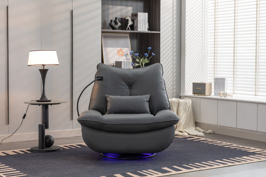 Warmsprings Contemporary Swivel Glider Power Recliner