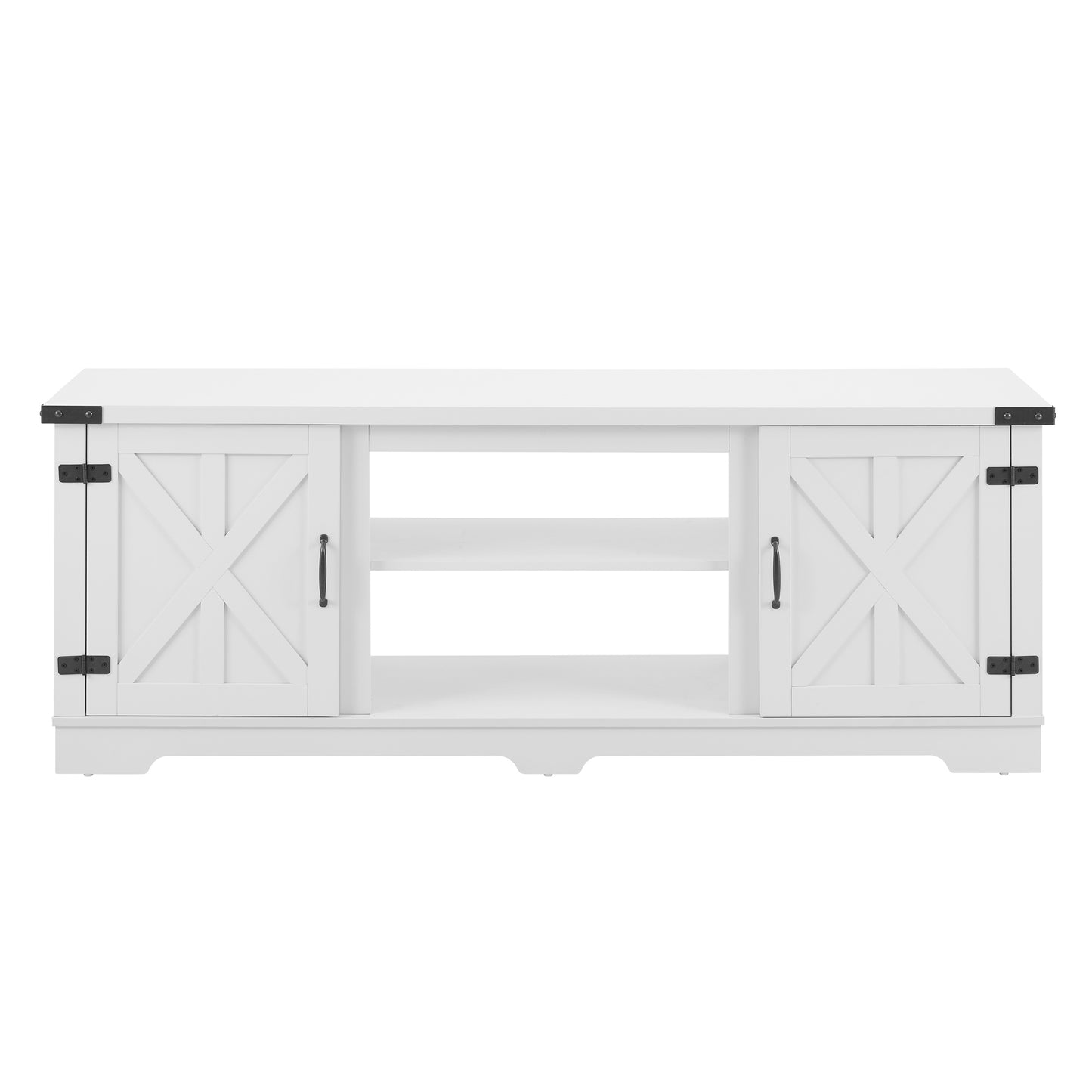 Fitch Modern Farmhouse Media Stand Entertainment
