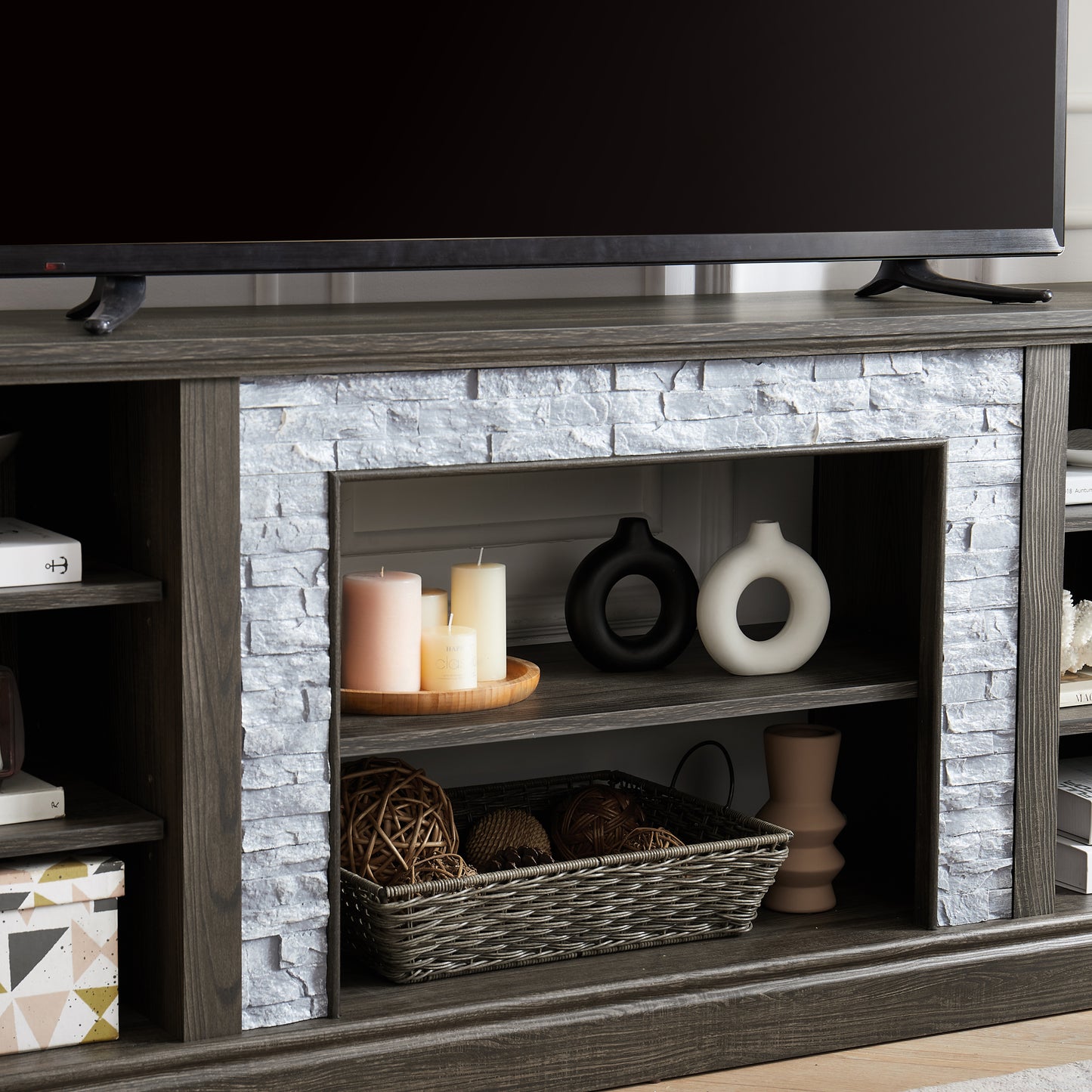 Ghivi Modern Stonehaven TV Console