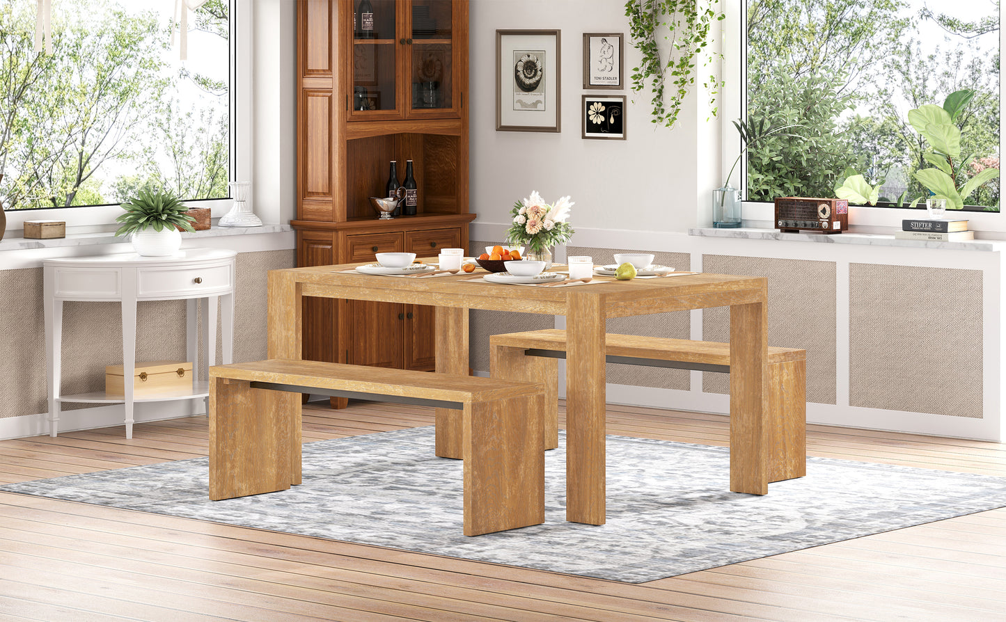 Silverleaf Modern Farmhouse Dining Set