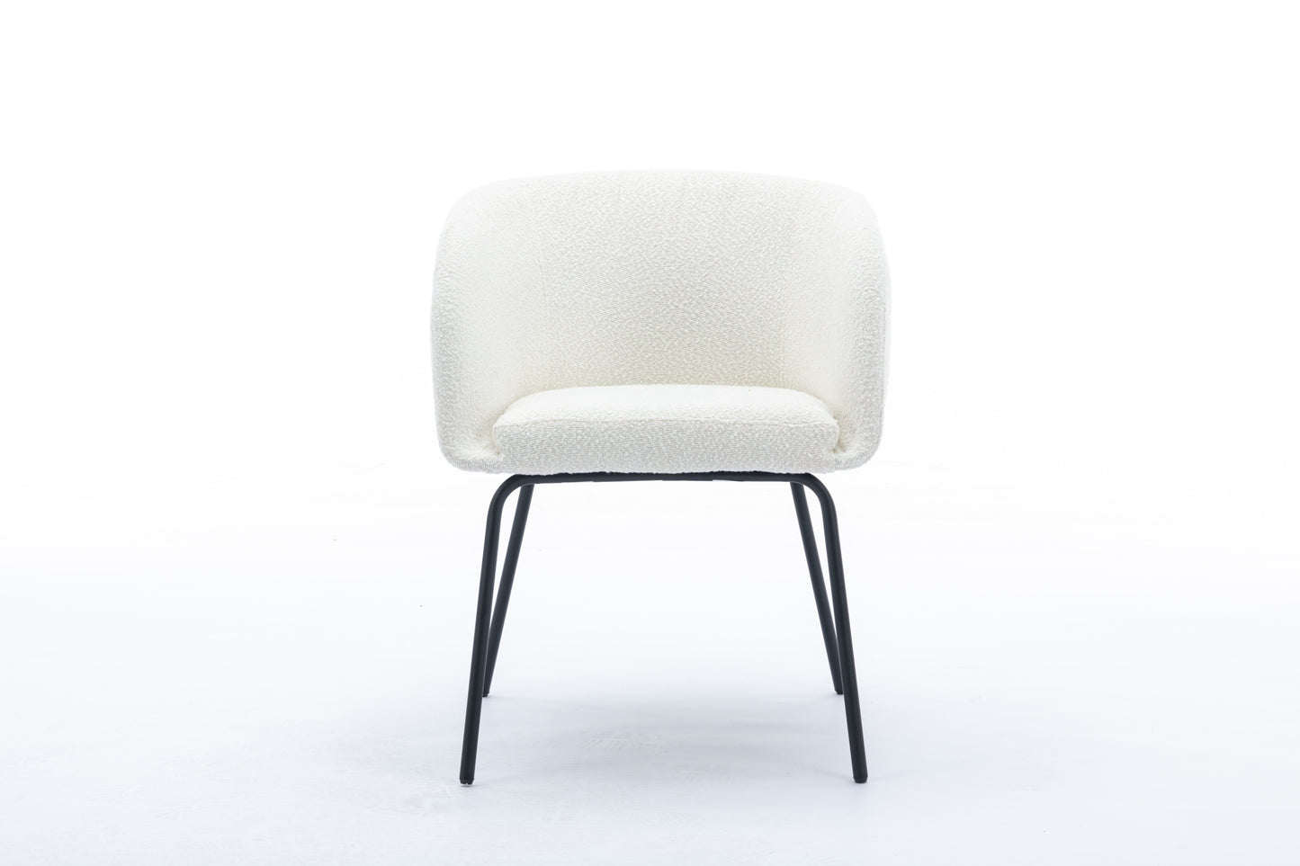 Emery Modern Boucle Fabric Dining Chair
