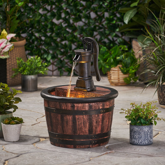 Somerset Modern Handcrafted Floor Fountain