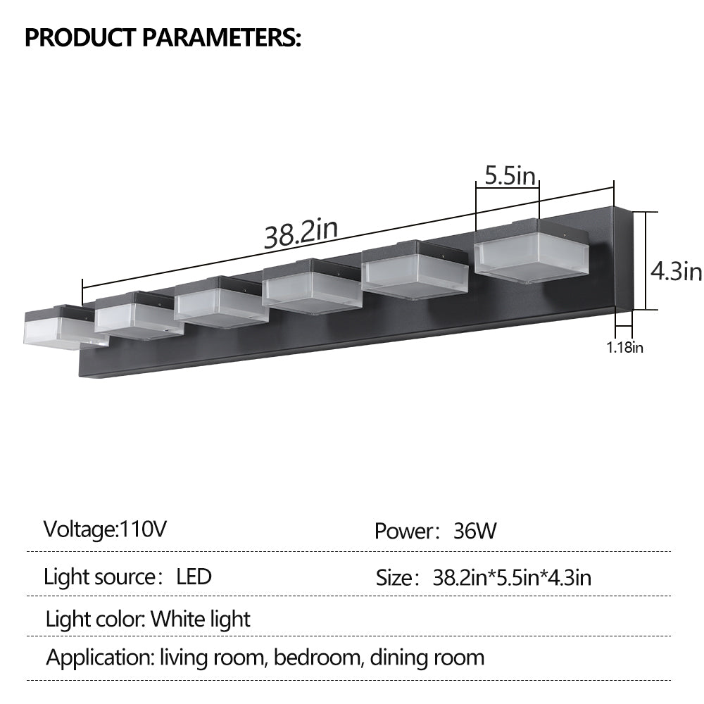 Niles Modern Vanity Mirror Light Fixture