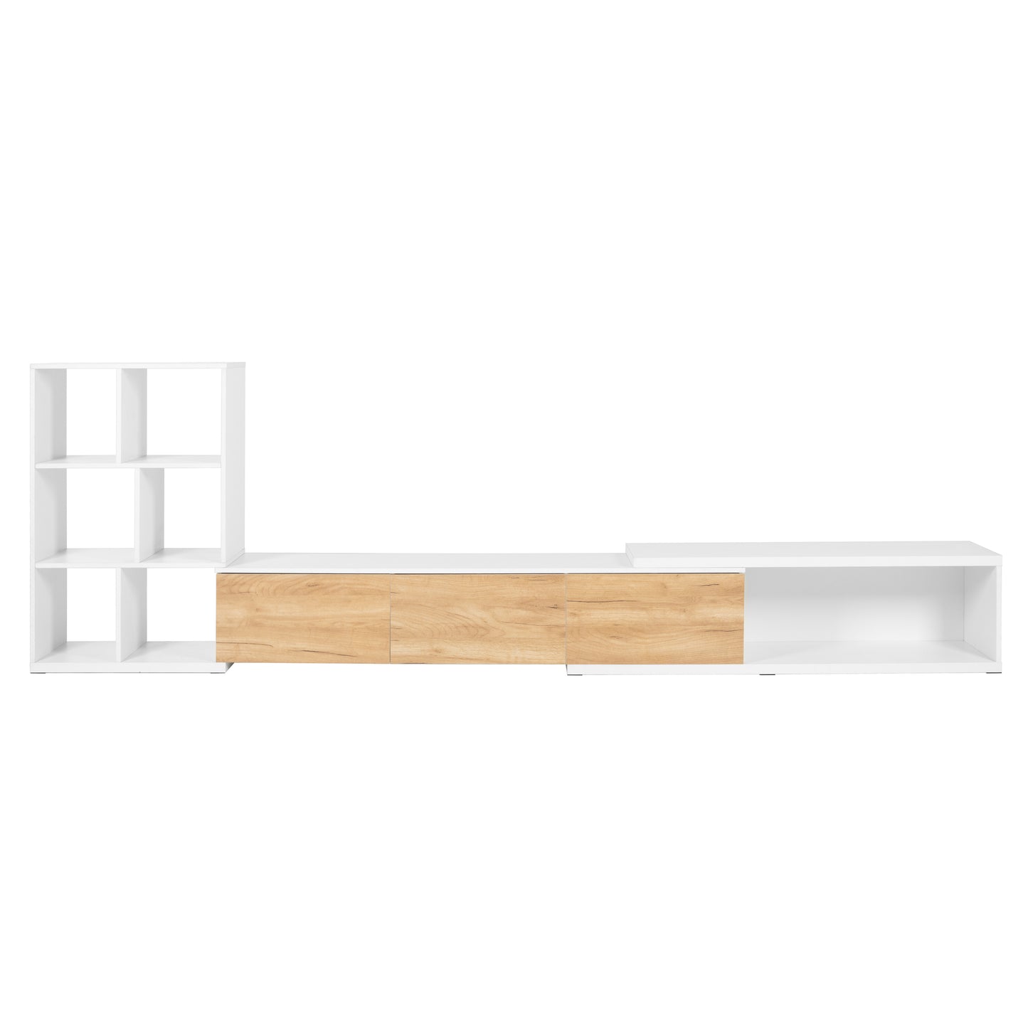 Amity Modern Extendable TV Stand Entertainment Center