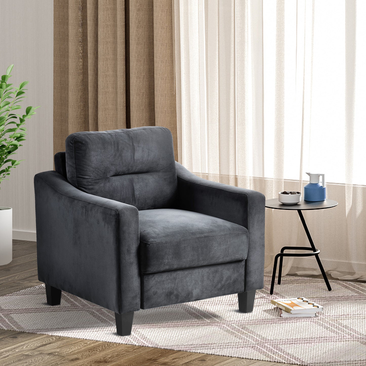 Jiron Contemporary Plush Sectional Chair
