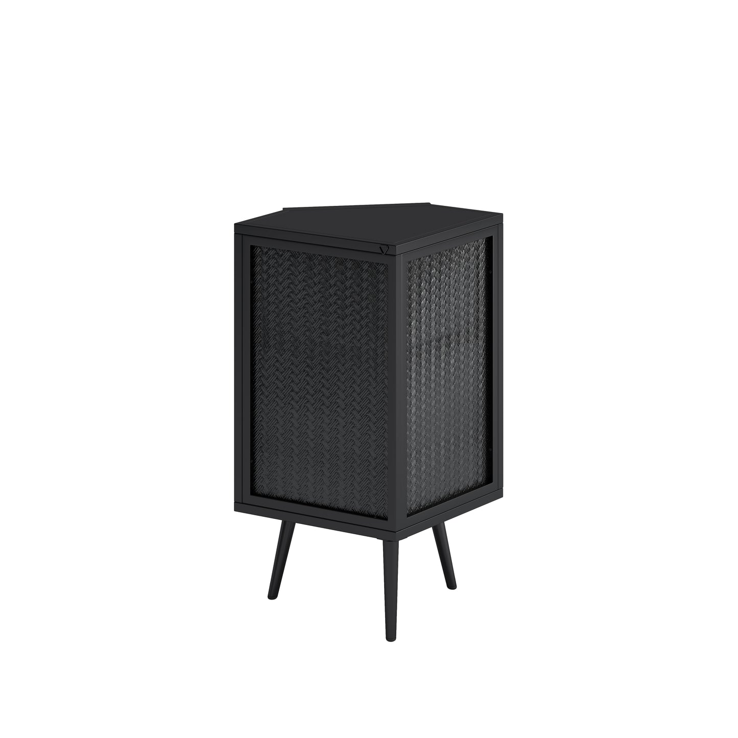 Kingsly Modern Tempered Glass Cabinet