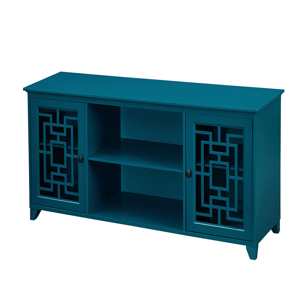 Elmcrest Traditional Velvet Sideboard Buffet Table