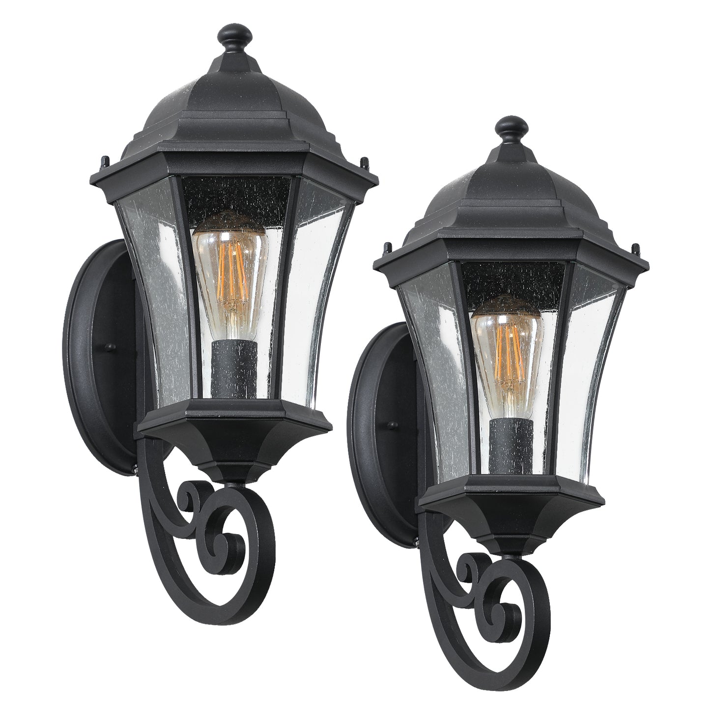 Healdsburg Traditional Glass Wall Lamp