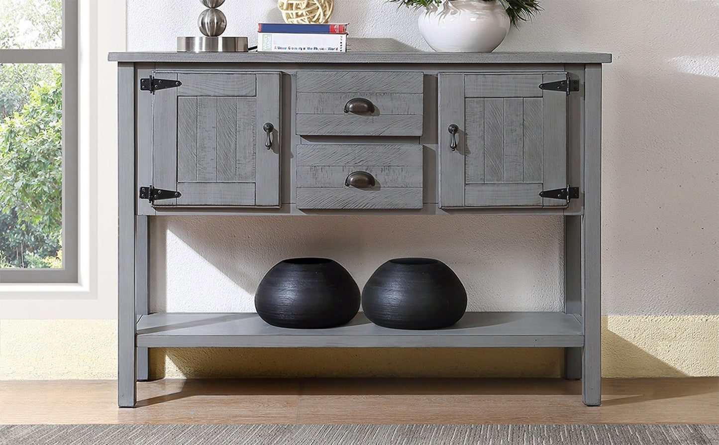 Marcel Craftsman Antique Wooden Sideboard