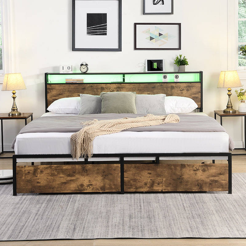 Lula Modern Storage King Bed